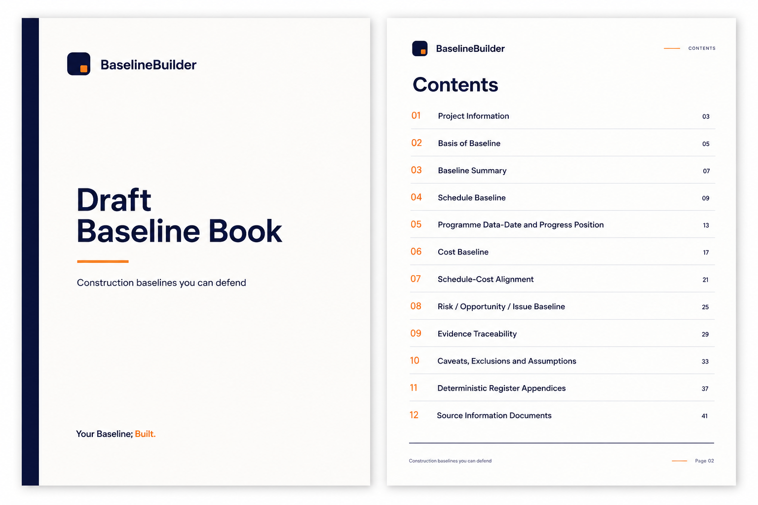 Draft Baseline Book PDF preview